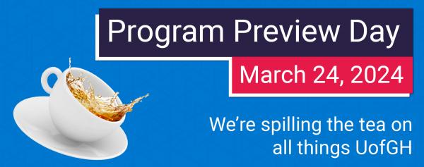 We're spilling the tea on Program Preview Day, March 24 - image