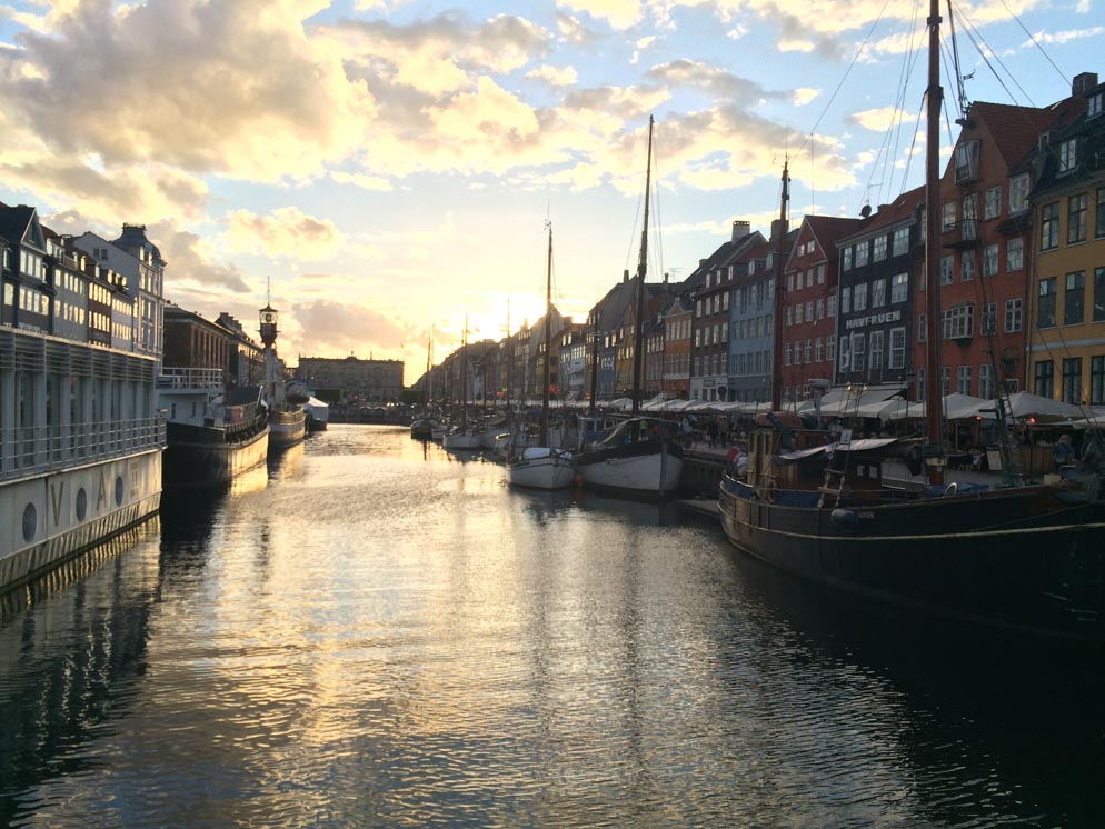 Photo of river and boats in Denmark
