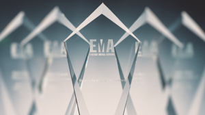 EMA Award trophies