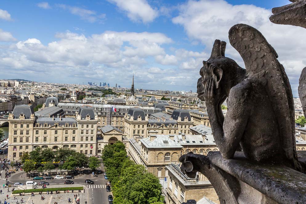 Photo of gargoyle in France