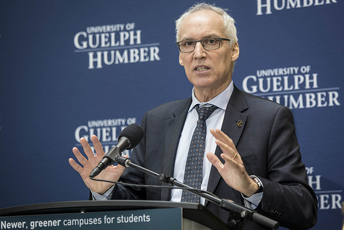 University of Guelph President Dr. Franco Vaccarino