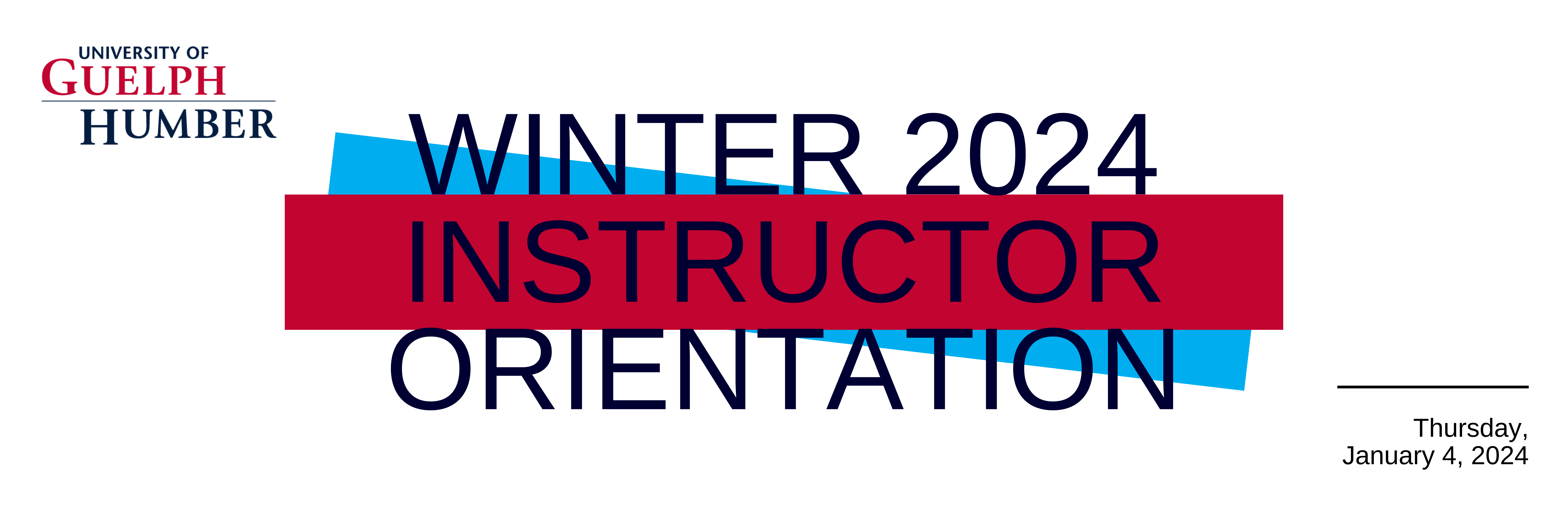 Winter Instructor Orientation Thurs Jan 4 2024