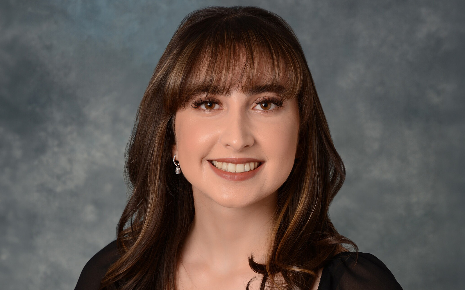 student with brown hair