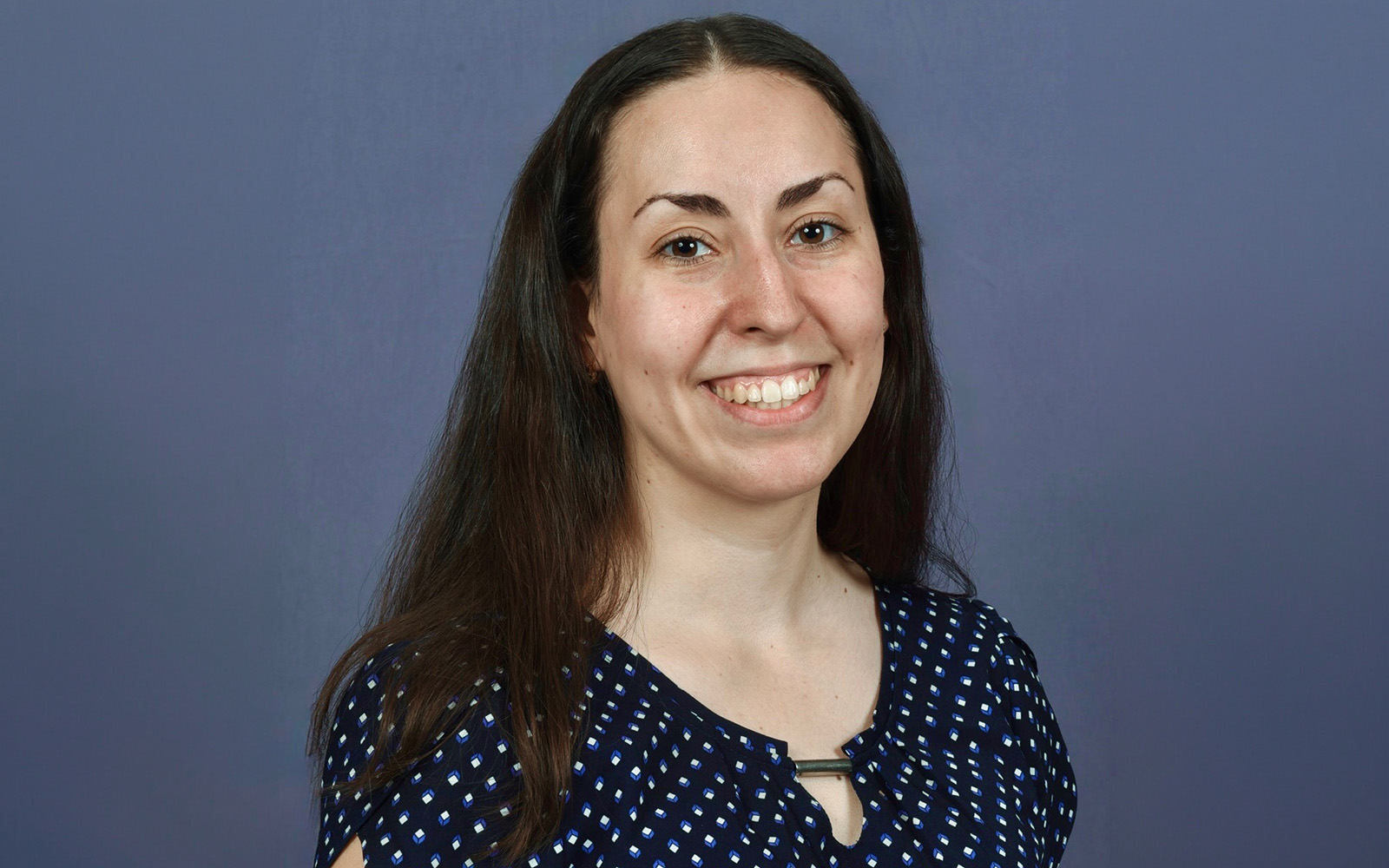 woman with long brown hair