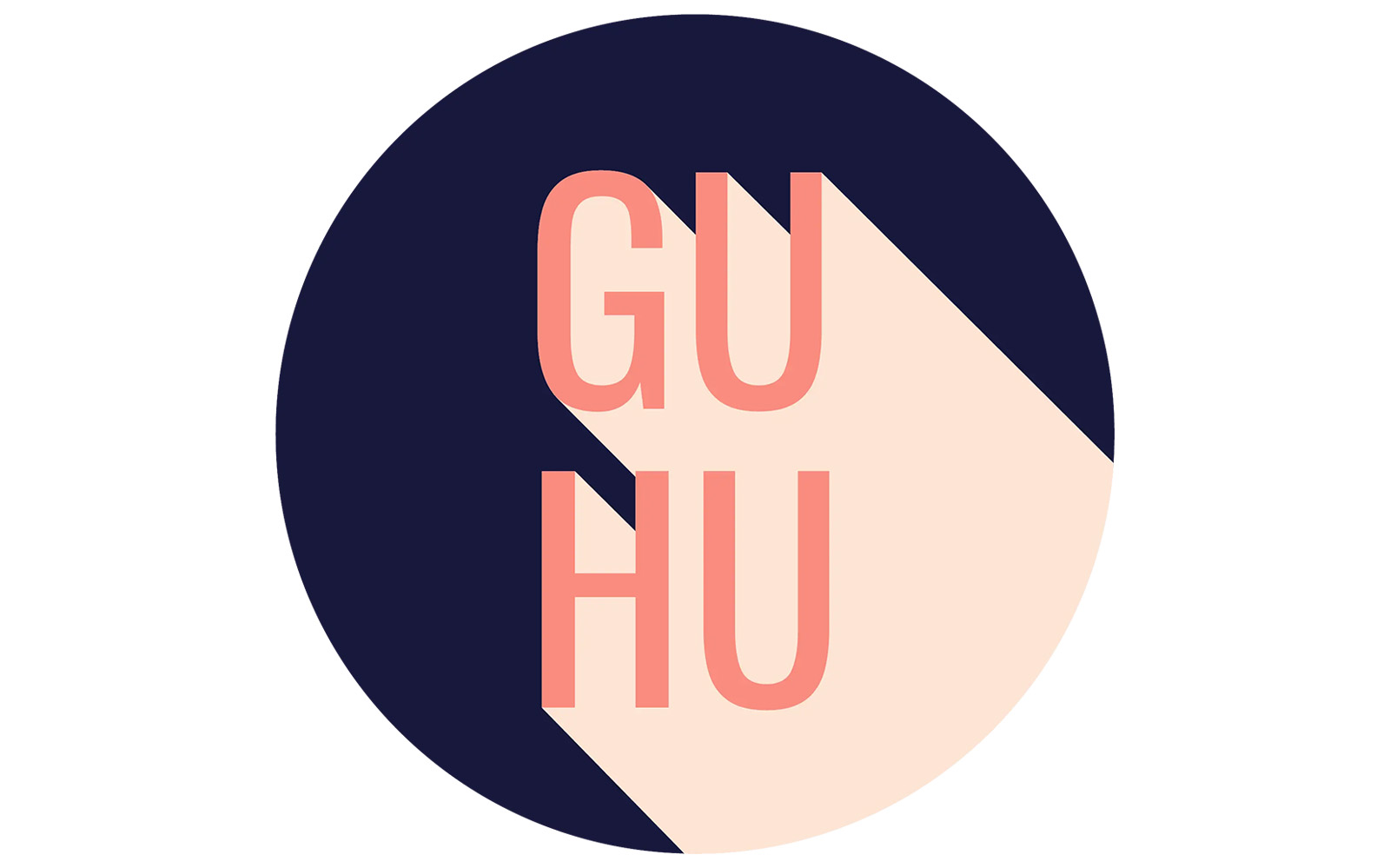pink and purple logo