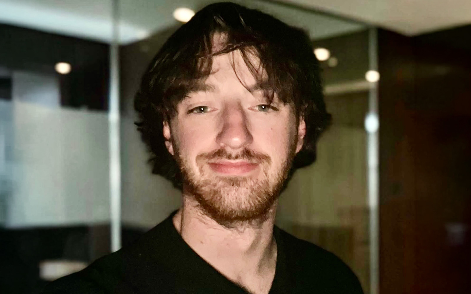 man with short brown hair