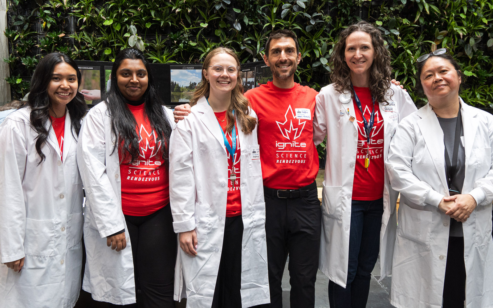 group of people in lab coats