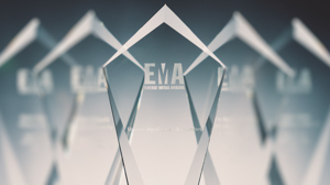 EMA award trophies