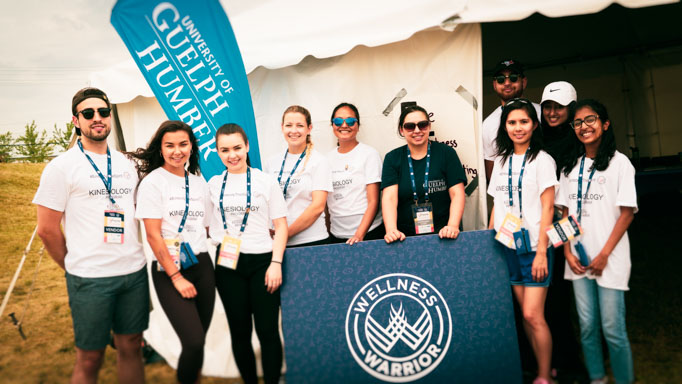 UofGH student volunteers at the Masters Indigenous Games