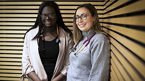 Two UofGH ECS alumni pursuing careers in nursing - image