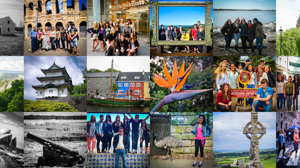 Mosaic of Study Abroad photos