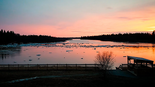 Northern Ontario sunset