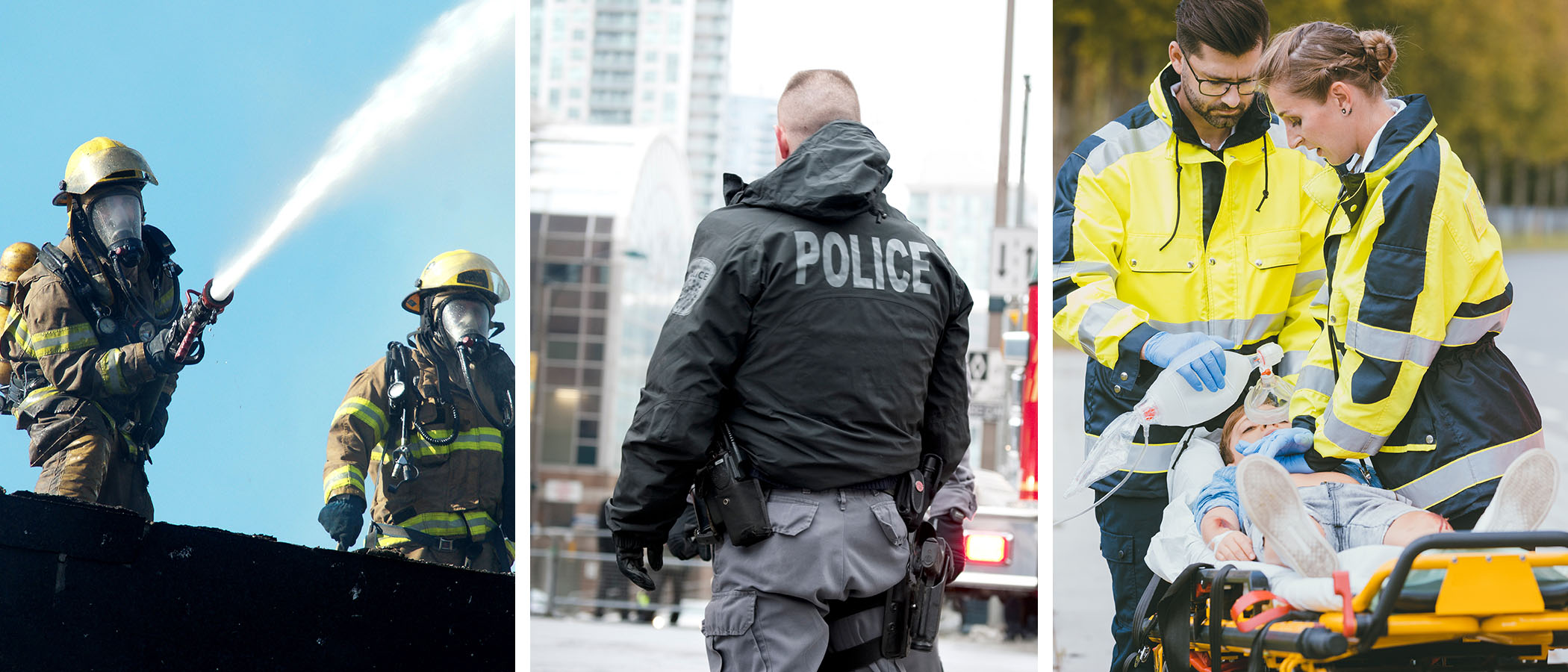 Firefighter, police, EMS