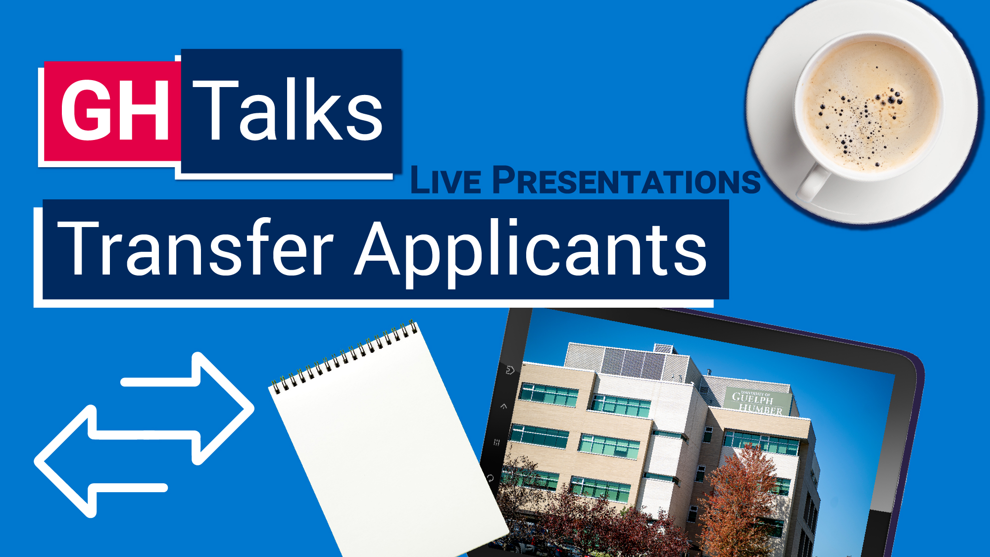 ipad, notepad and coffee cup