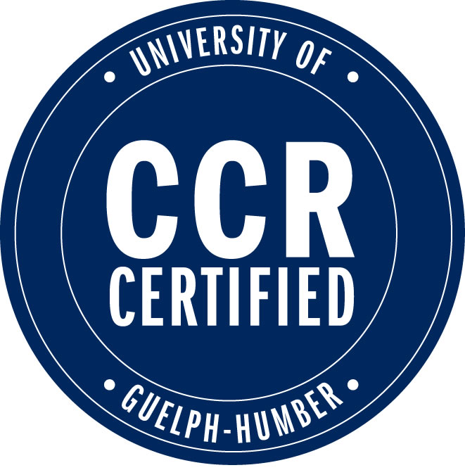 Logo for the Guelph-Humber Co-curricular Record which links to Humber's CCR page.