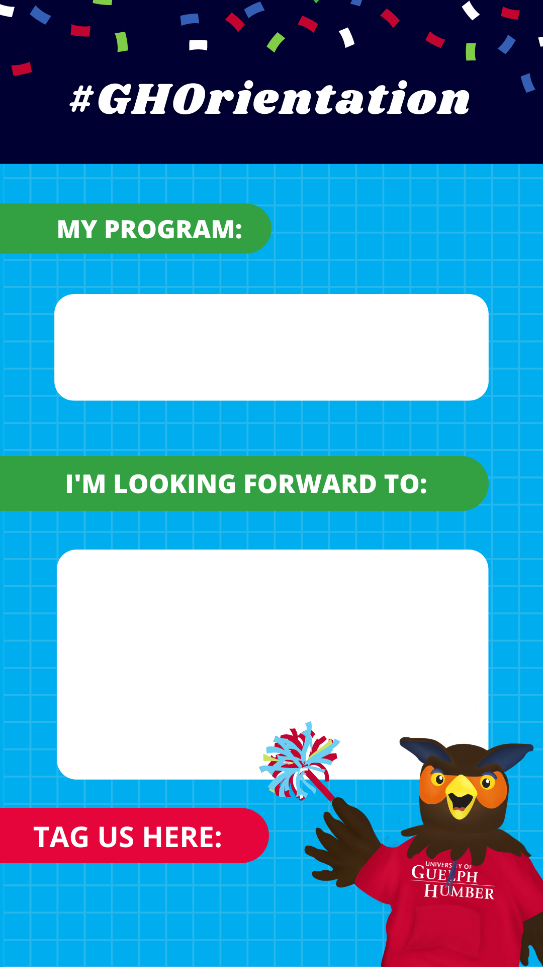 #GHOrientation template: My Program, I'm looking forward to