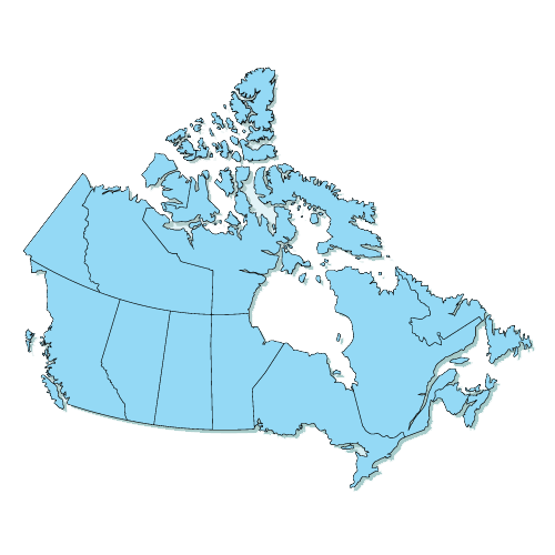 map of canada