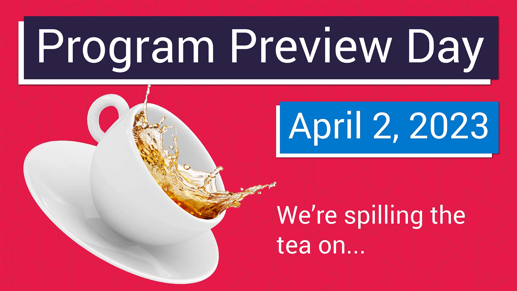 tea cup spilling