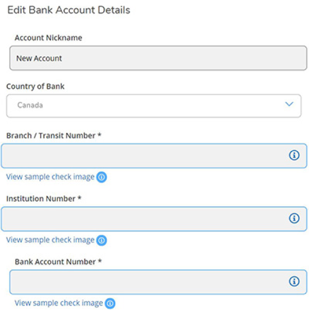 Screenshot of the window where students need to enter their account details