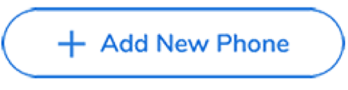 Screenshot of the Add New Phone button on the Change of Address page in WebAdvisor