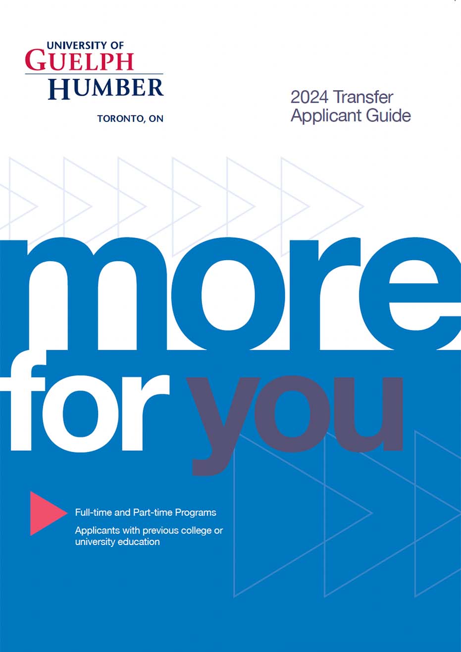 Cover page of Transfer Applicant Guide