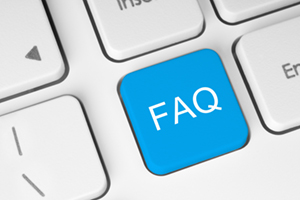 Keyboard with FAQ Button