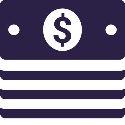 Stack of money icon