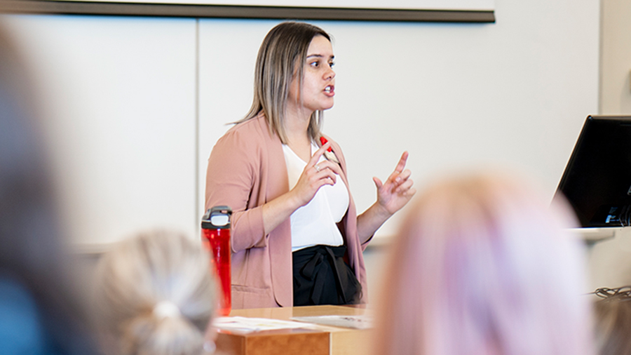 UofGH rep presenting