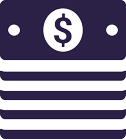Stack of money icon