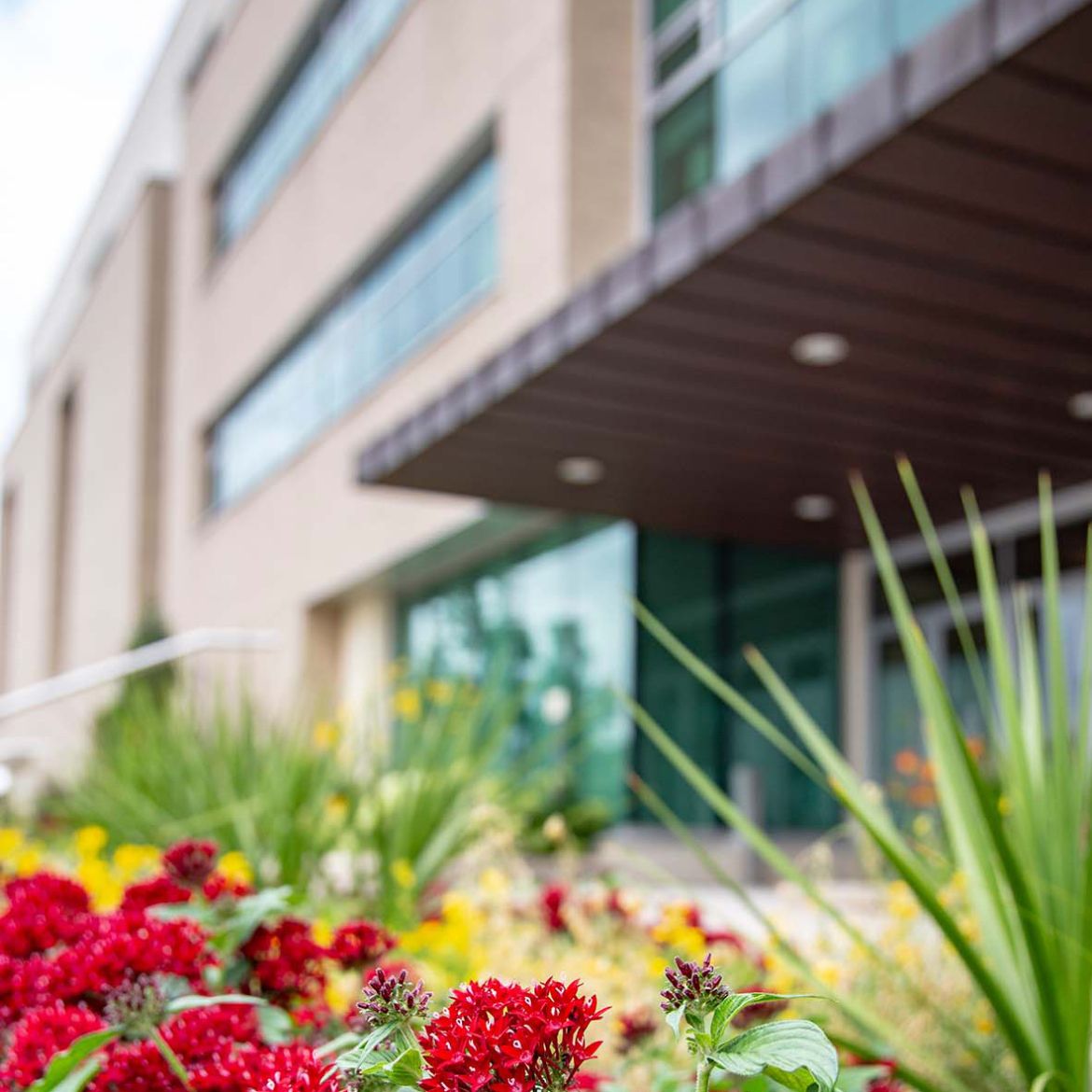 front of guelph humber building